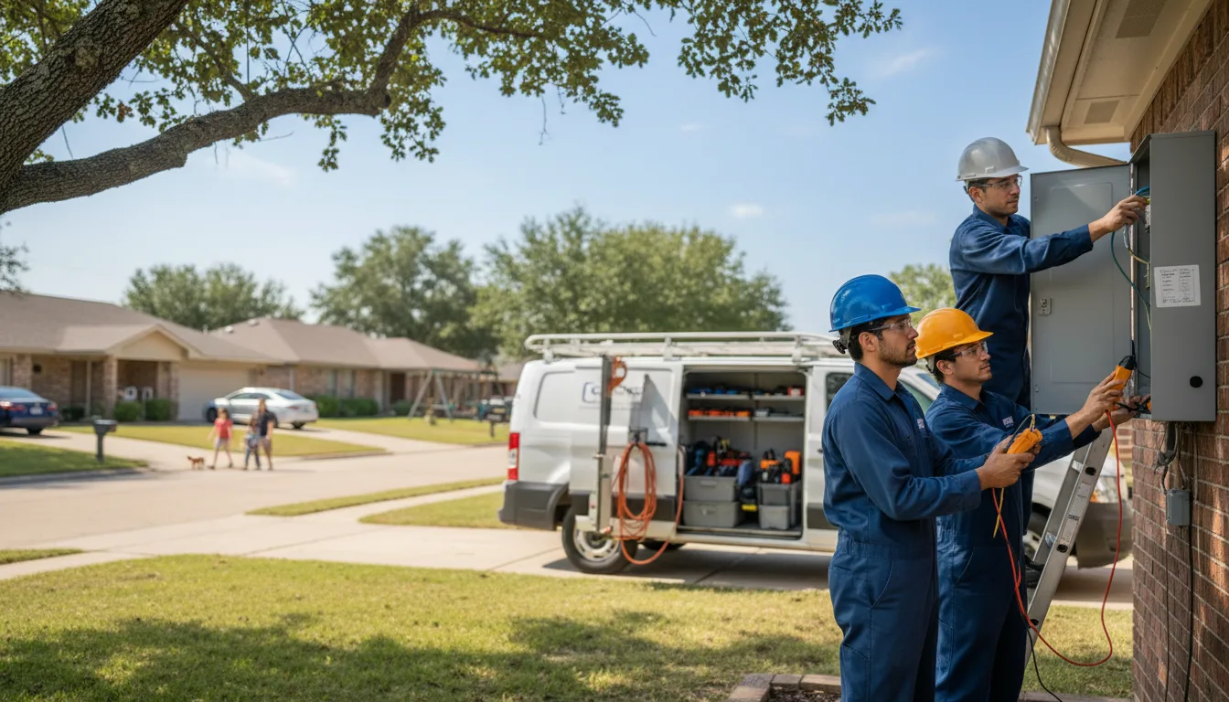 Certified electrician providing emergency electrical services in Linwood, NY